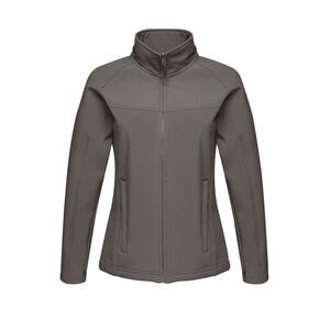 Regatta Ladies Uproar Softshell Wind Resistant Jacket / Seal Grey